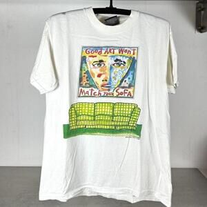 90S Fred Babb Good Art Match Your Sofa Single Stitch Shirt